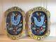 PAIR John F French, Arklow Studio Pottery, Wall Hangings VINTAGE PERFECT