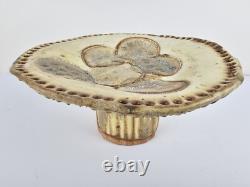 POTTERY Unique VTG Studio Pottery Abstract Clay Mushroom Sculpture 7.5x3.75