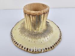 POTTERY Unique VTG Studio Pottery Abstract Clay Mushroom Sculpture 7.5x3.75