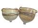 Pair of Vintage Studio Pottery Hanging Planters Earthenware Bowls