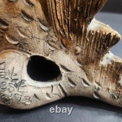 Pat Chrest Illinois Pottery 8 Smoke Breathing Dragon Incense Burner 1989 RARE