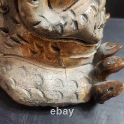 Pat Chrest Illinois Pottery 8 Smoke Breathing Dragon Incense Burner 1989 RARE