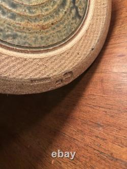 Patrick Horsley Studio Potter Lidded Clay Vessel Vintage Authentic Pot