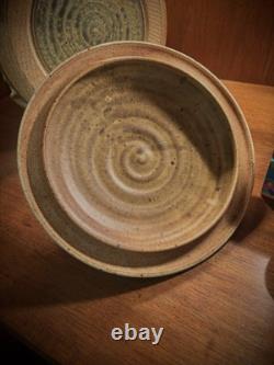 Patrick Horsley Studio Potter Lidded Clay Vessel Vintage Authentic Pot