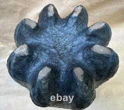 Paul Bellardo 11.5 Brutalist Vase Mid Century Modernist Studio Pottery NYC