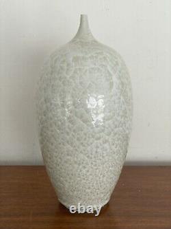 Phyliss Ihrman Original Studio Pottery CRYSTALLINE Weed Vase Pot Cabat Style