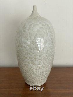 Phyliss Ihrman Original Studio Pottery CRYSTALLINE Weed Vase Pot Cabat Style