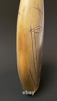 Pirjo Nylander MID Century Vintage Scandinavian Studio Art Pottery Vase Signed