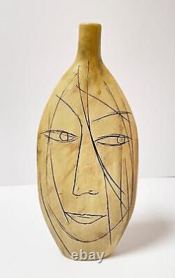 Pirjo Nylander MID Century Vintage Scandinavian Studio Art Pottery Vase Signed