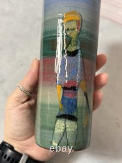 Polia Pillin Mid Century Modern Studio Art Pottery ceramic vase