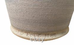 Porcelaneous Stoneware Vtg Vase 1988 Richard Rowe Numbered Signed Studio Pottery