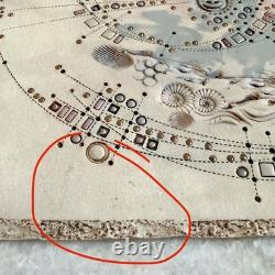 Postmodern Art Object Terry Studio Pottery Vtg Metallic Luster Celestial NeoDeco