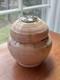 RARE Signed Vintage Japanes Covered Studio pottery Jar 6 3/4 high