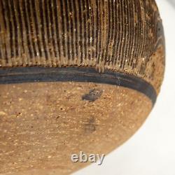 RARE VTG Donna Dudley Barker Handmade Studio Pottery Stoneware Bowl withLid Signed