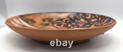 RARE Vintage Hand Painted Studio Pottery Charger BOHO Chic, MCM