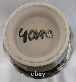 RARE Vintage Kiyo Yano California Studio 9 Art Pottery Vase Signed