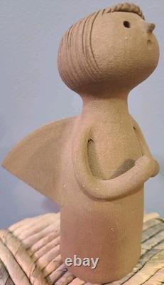 RARE Vintage Rosemary Taylor Art Studio Pottery Angel Christmas 7 1/4 MCM