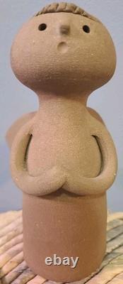 RARE Vintage Rosemary Taylor Art Studio Pottery Angel Christmas 7 1/4 MCM