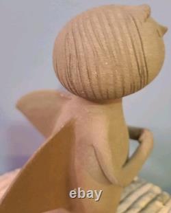 RARE Vintage Rosemary Taylor Art Studio Pottery Angel Christmas 7 1/4 MCM