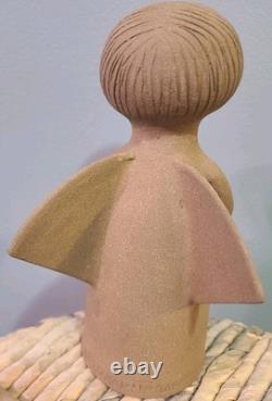 RARE Vintage Rosemary Taylor Art Studio Pottery Angel Christmas 7 1/4 MCM