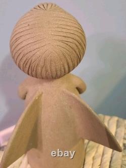 RARE Vintage Rosemary Taylor Art Studio Pottery Angel Christmas 7 1/4 MCM