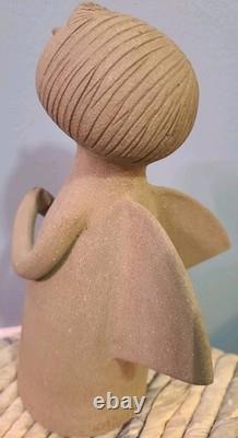 RARE Vintage Rosemary Taylor Art Studio Pottery Angel Christmas 7 1/4 MCM