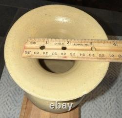 RARE Vintage Unique Artisan Studio Art Pottery Vase Black Horse Scene Signed