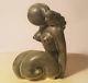 ROYAL HICKMAN florida studio art deco pottery female nude figurine vtg clay mcm