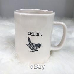 Rae Dunn Vintage M Studios Chirp Bird Mug Extremely Rare Guc
