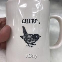 Rae Dunn Vintage M Studios Chirp Bird Mug Extremely Rare Guc