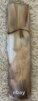 Raku Art Studio Pottery Vase Western Decor Artisan Handcrafted Natural VTG 16x4