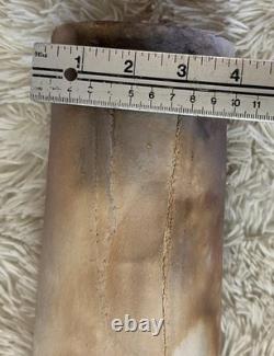 Raku Art Studio Pottery Vase Western Decor Artisan Handcrafted Natural VTG 16x4