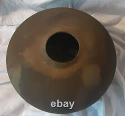 Raku Pottery Tony Evans, Signed & Certified, Numbered, 12x8 Mid Century Modern