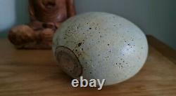 Rare Alan Wallwork Stoneware Pottery Pod Vase Vessel 1980s 90s Antique Vintage