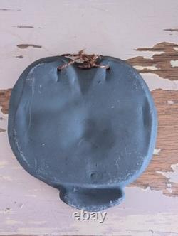Rare Helmut Schaffenacker 1950's Vintage Bas-relief Glzd Ceramic Owl Plaque