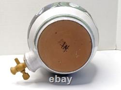 Rare Large Vintage Aldermaston Studio Pottery Stoneware Whisky Flagon (Signed)