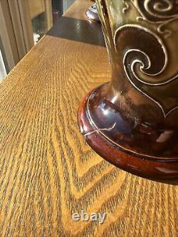 Rare Original 18.5 Eliza Simmance Royal Doulton Lambethware Vase