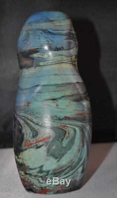 Rare / Unusual Vintage 1930's Van Briggle Studio Art Pottery Swirl Pattern Vase