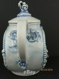 Rare VINTAGE DAVID KEYES FUNK STUDIO TACOMA MODERN ART POTTERY SEA EYES TEAPOT