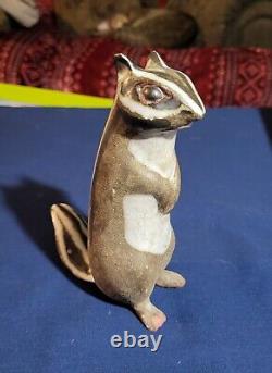 Rare Vintage Andersen Design Studio Art Pottery Chipmunk Figure READ