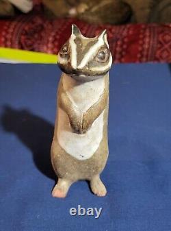 Rare Vintage Andersen Design Studio Art Pottery Chipmunk Figure READ