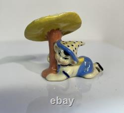 Rare Vintage Ceramic Arts Studio Madison WI Pixie Trinket Dish & 4 Figurine Set