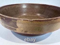 Rare Vintage Collectible Meyer Pottery Bowl From Texas Late 1800s Early 1900s