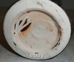 Rare Vintage Hart Shaped Art Studio Pottery Vase 16 ½ Inches Tall Signed