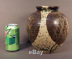 Rare Vintage KARL MARTZ 1953 Signed Incised Dip Glaze Studio Art Pottery Vase 8