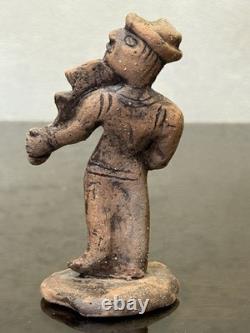Rare Vintage LKSF Studio Pottery Figurines Trio of Musicians, L. Kiseleva, 1980