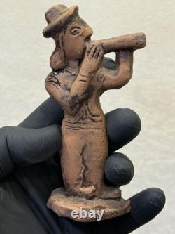 Rare Vintage LKSF Studio Pottery Figurines Trio of Musicians, L. Kiseleva, 1980