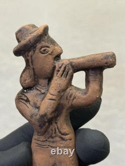 Rare Vintage LKSF Studio Pottery Figurines Trio of Musicians, L. Kiseleva, 1980