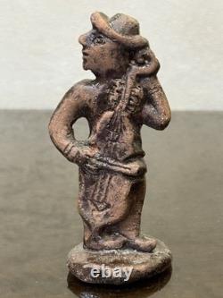 Rare Vintage LKSF Studio Pottery Figurines Trio of Musicians, L. Kiseleva, 1980