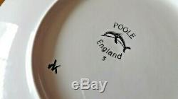 Rare Vintage Large Delphis Studio Art Poole Charger/Plate/Dish by Angela Wyburgh